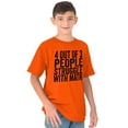 thumbnail image 1 of 4 out of 3 Struggle Math Nerd Humor Crewneck T Shirts Boy Girl Teen Brisco Brands X, 1 of 6