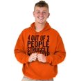 thumbnail image 1 of 4 out of 3 Struggle Math Nerd Humor Unisex Plus Fleece Graphic Hoodie Brisco Brands 3X, 1 of 5