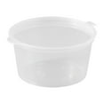 thumbnail image 1 of (4 oz - 50 Sets) Clear Diposable Plastic Portion Cups With Lids, Small Mini Containers For Portion Controll, Jello Shots, Meal Prep, Sauce Cups, Slime, Condiments, Medicine, Dressings, Crafts,, 1 of 8