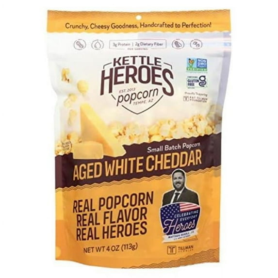 4 oz Aged White Cheddar Popcorn, Pack of 6