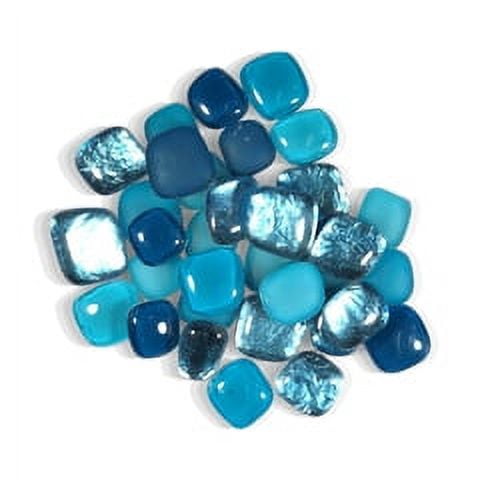 4 oz Aqua Pebble Tile