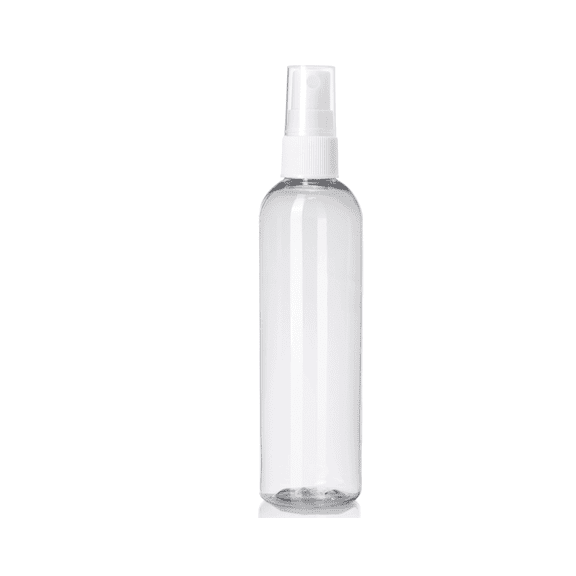 Autostena 100ml Clear PET Mist Sprayer Bottle with White Fine Spritz Cap BPA free