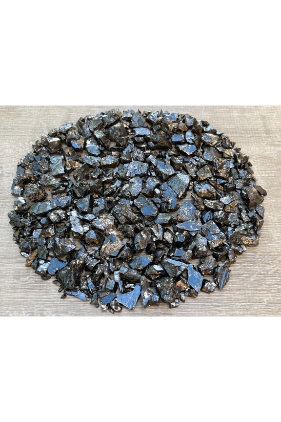 4 oz Elite Noble Shungite – Small Raw Natural Crystal Stones (0.2–1") for Water Purification, Meditation, Reiki & Chakra Balancing