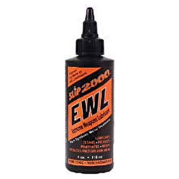 SLIP 2000 EWL CLP Gun Lube - Extreme Weapons Lubricant Synthetic Gun CLP Cleaner - 4 oz Squeeze Bottle
