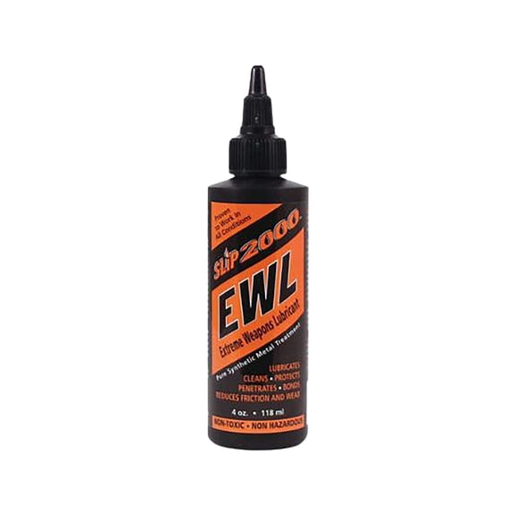 SLIP 2000 EWL CLP Gun Lube - Extreme Weapons Lubricant Synthetic Gun CLP Cleaner - 4 oz Squeeze Bottle