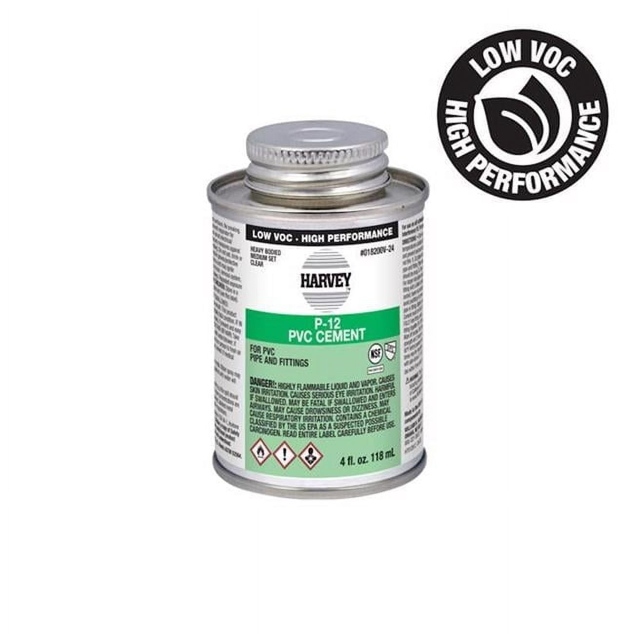 4 oz Harvey Cement for PVC - Clear