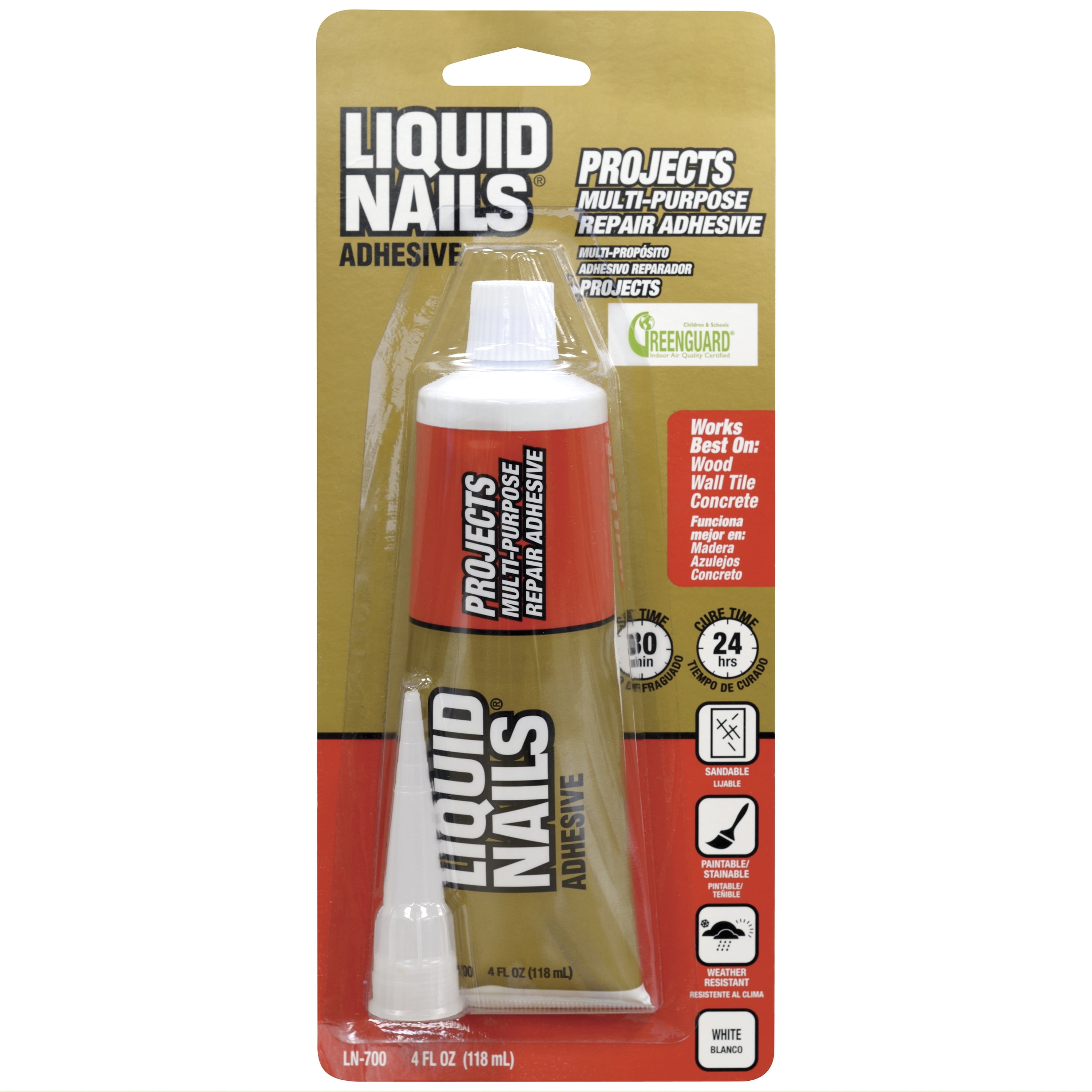 4 oz Liquid Nails LN700 Projects Small Projects Repair Adhesive