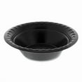 thumbnail image 1 of 4 oz Placesetter Deluxe Laminated Foam Dinnerware Bowl, Black - Pack of 1250, 1 of 1
