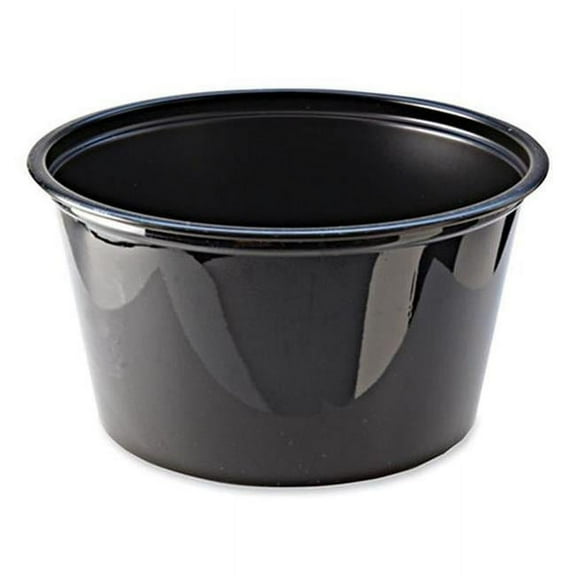 4 oz Portion Cup, Black