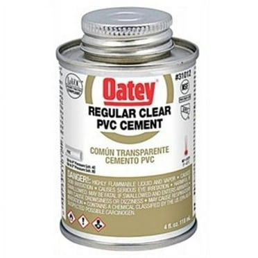 4 oz Regular PVC Cement - Clear