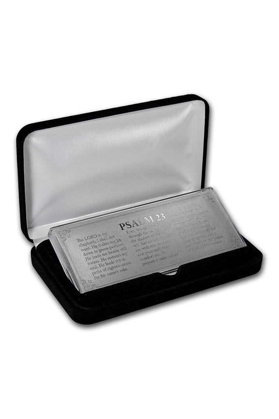 4 oz Silver Bar - Psalm 23