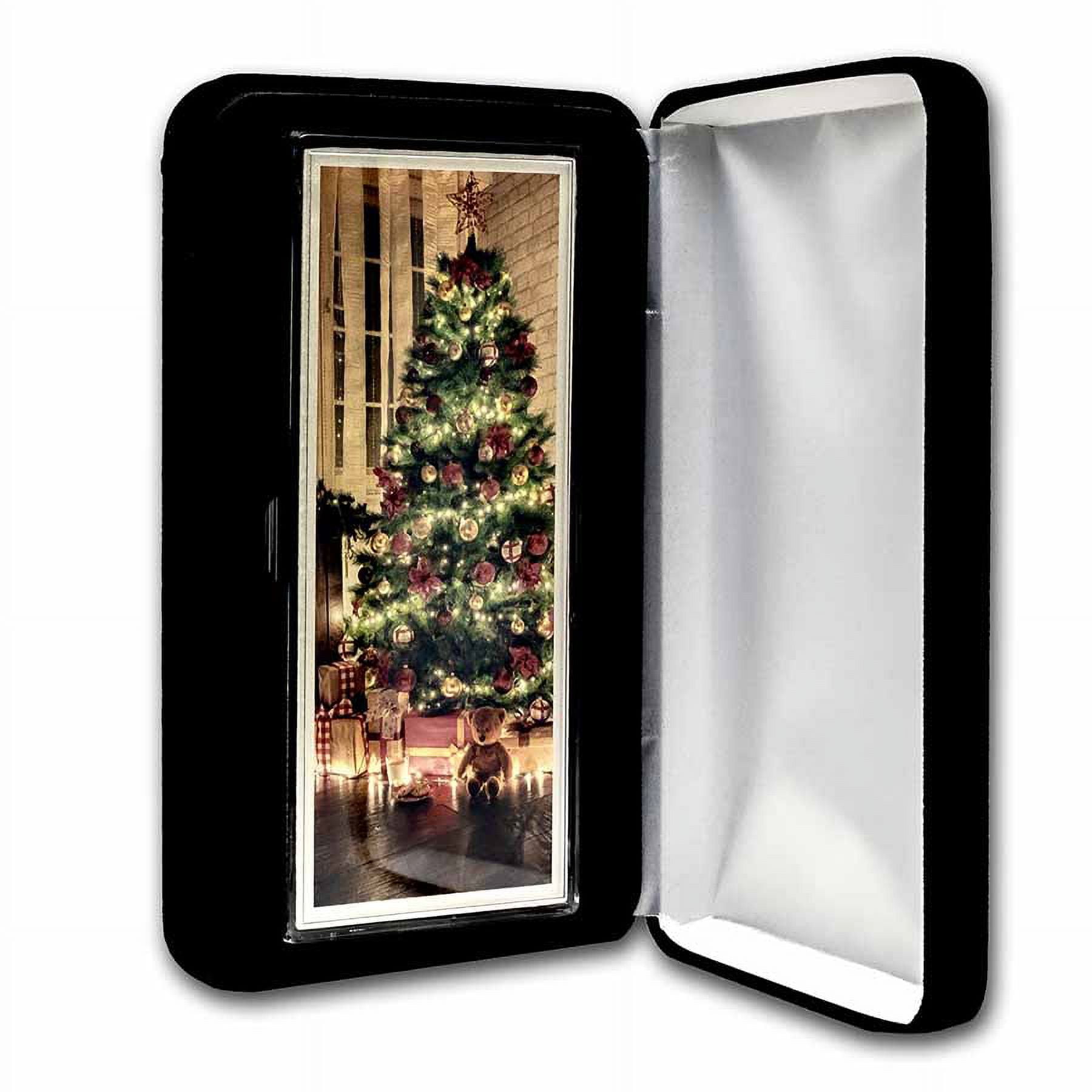 APMEX 4 oz Silver Colorized Bar - Christmas Tree (Vertical, w/Box)