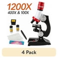 thumbnail image 1 of (4 pack) Magicfly Science Microscope Kit Educational 100X 400X 1200X Magnification LED for Beginner, 1 of 10