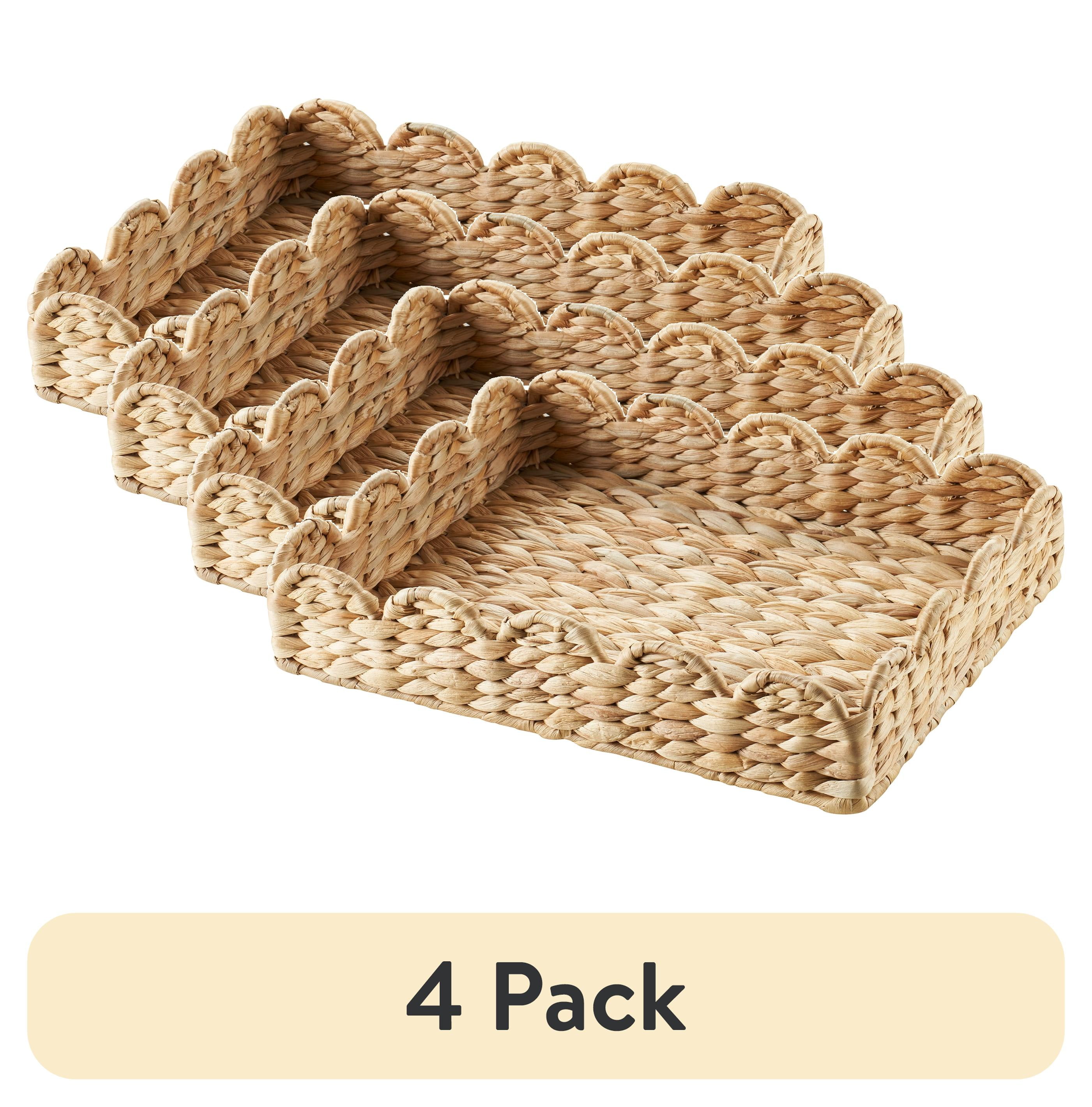 Home Decor Collection 4 Pack 11x14 Rectangular Woven Water