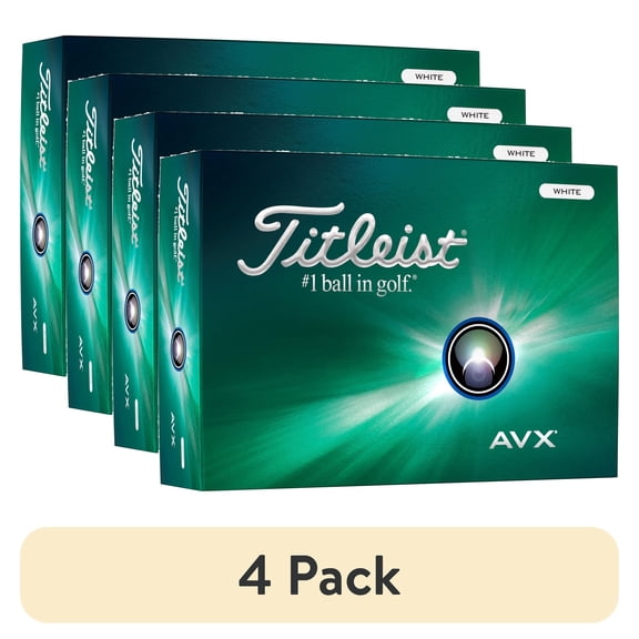 (4 pack) 2024 Titleist AVX White