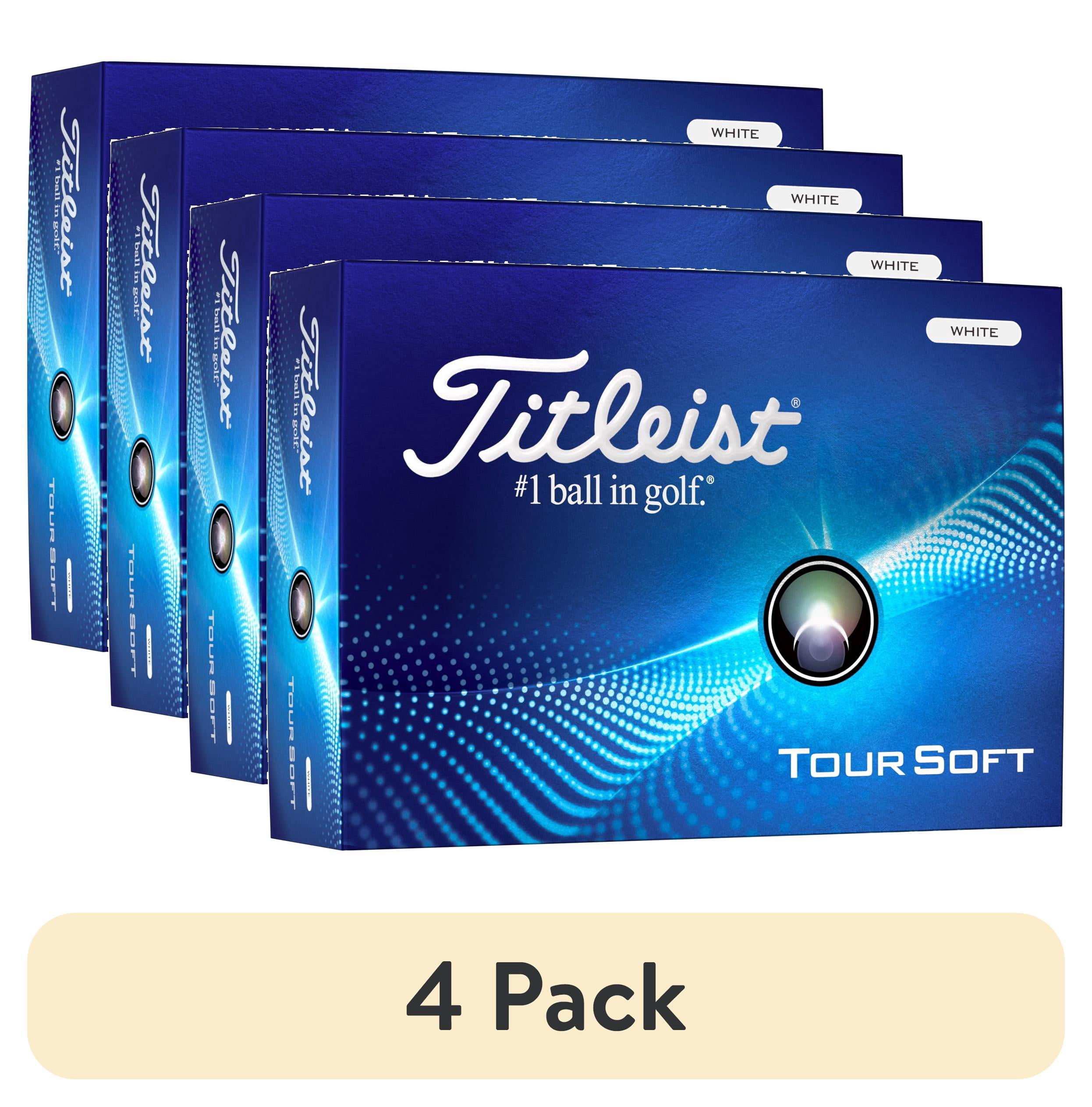 (4 pack) 2024 Titleist Tour Soft Golf Balls 12pk, White