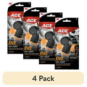 4 pack ACE Brand Neoprene Open Knee Support Brace, Large, Adjustable