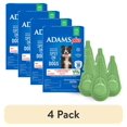 thumbnail image 1 of (4 pack) ADAMS Plus Flea & Tick Prevention Spot On for Dogs, Large Dogs, Kills Fleas & Ticks (Brown Dog/Deer Ticks), Kills and Repels Mosquitoes, Prevents Flea Infestations, 3-Month Supply, 3 pack, 1 of 13