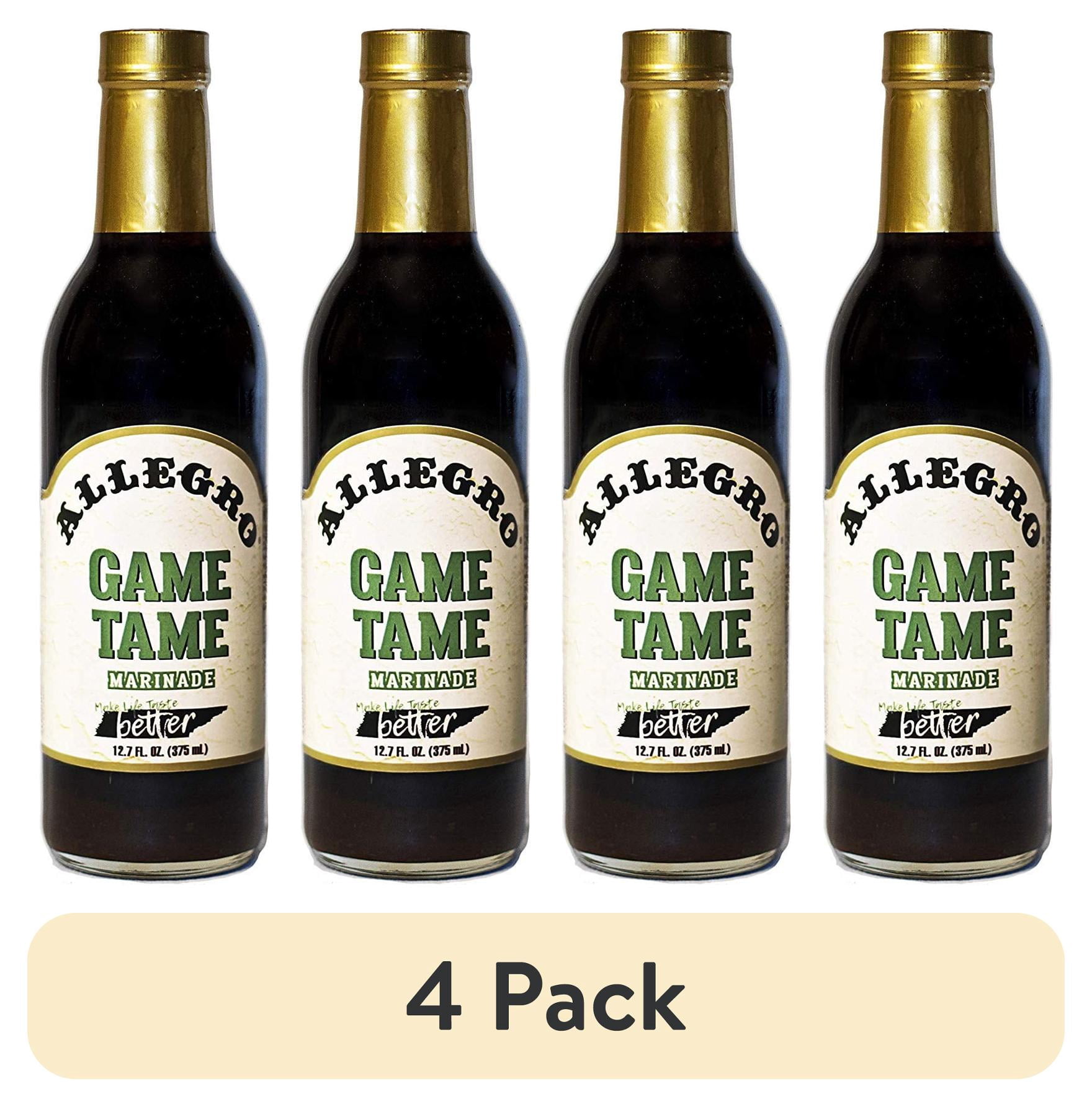 (4 pack) ALLEGRO - The Marinate Everything Marinades AD01&nbsp;| Perfect Marinades for Meat & Veggies | Marinade for Grilling, Roasting & Cooking | Kosher & Gluten Free | 12.7 Oz (Pack of 1) - Game Tame