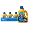 thumbnail image 1 of (4 pack) ARM & HAMMER Deep Clean OxiClean Max Force Laundry Detergent, Sparkling Clean, 102 fl oz, 68 Loads, 1 of 15