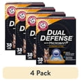 (4 pack) ARM & HAMMER Dual Defense with Microban Clumping Cat Litter ...