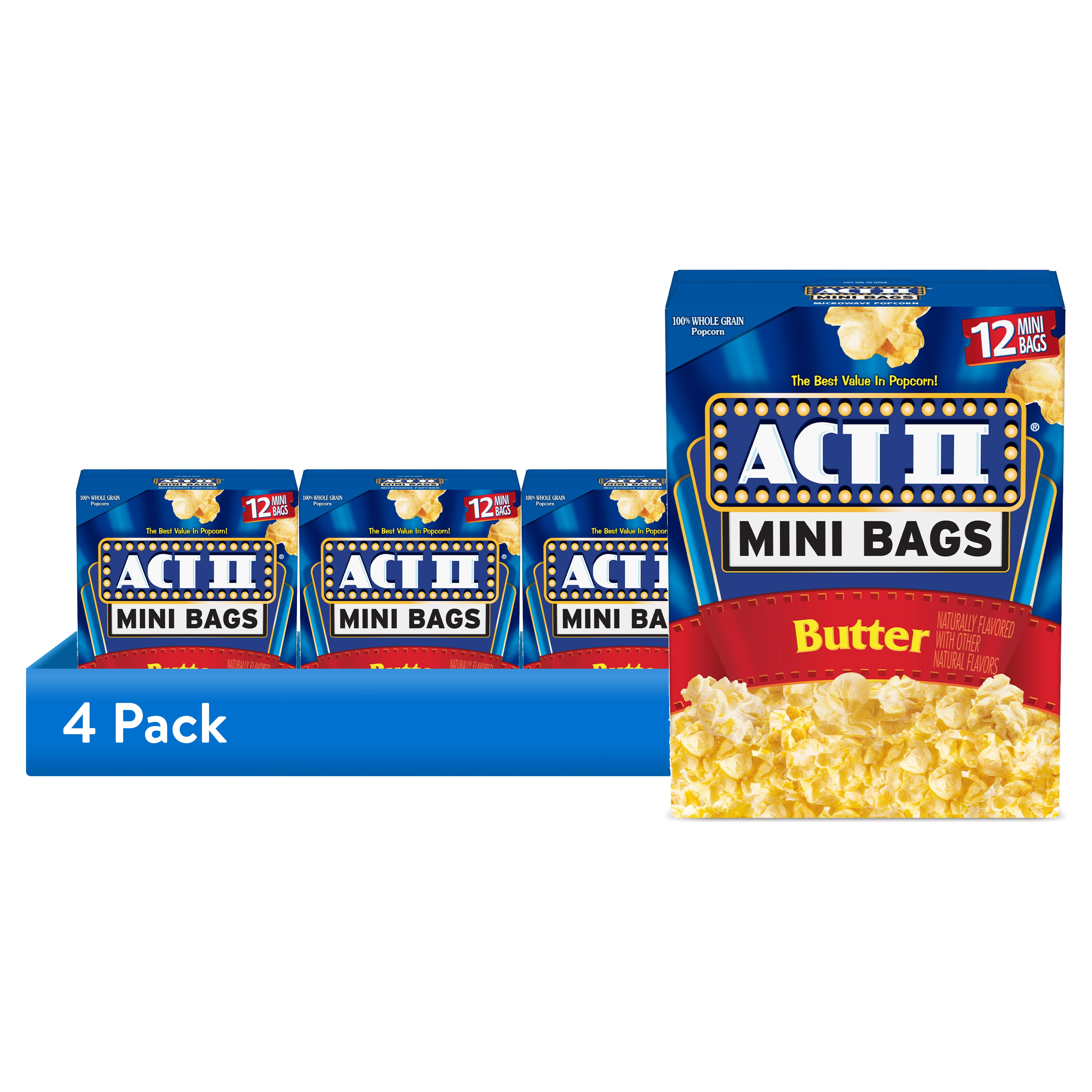 Office Breakroom Snack: Act II Mini Butter Popcorn, 12-Count