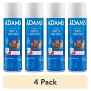 4 pack ADAMS Flea & Tick Carpet & Home Spray, Kills Bed Bugs, Fleas, Ticks, Spiders, Ants, For Indoor Home Treatment, 7 Month Flea Protection, Treats Up to 2,000 Sq Ft, 16 oz