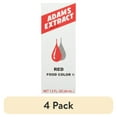thumbnail image 1 of (4 pack) Adams Extract Red Food Color Baking Supply, 1.5 fl oz, 1 of 3