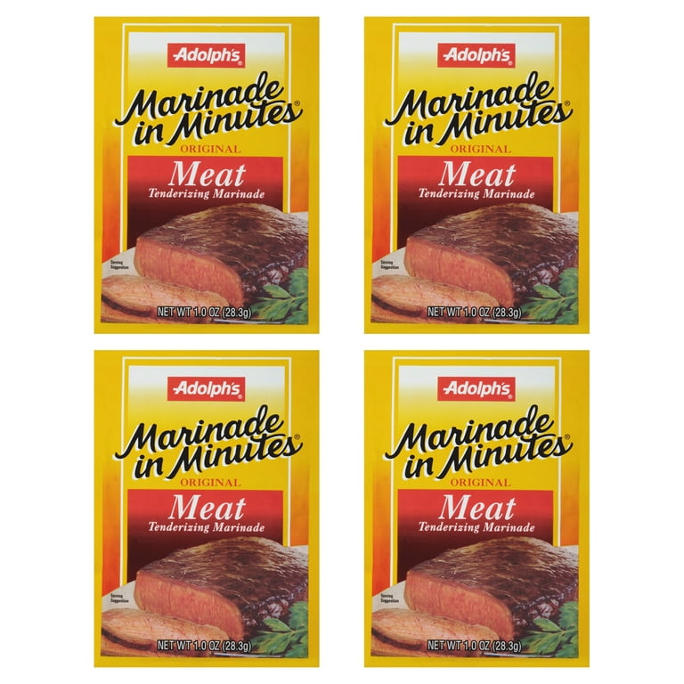 pack) Adolph's Marinade In Minutes Meat Marinade Seasoning Mix