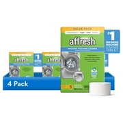 (4 pack) Affresh Washer Cleaner Tablets, 5 Count