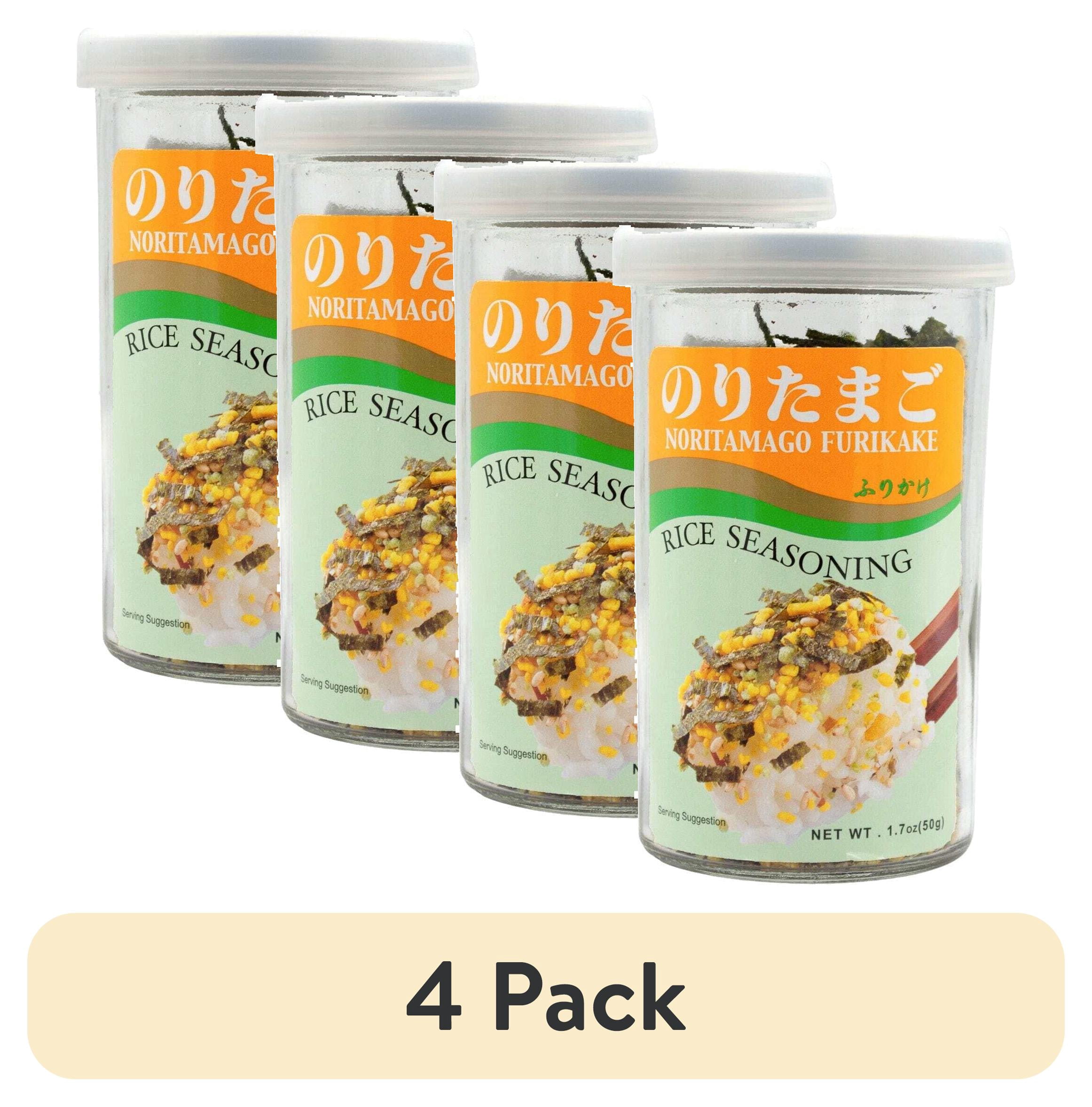 4 pack) Ajishima Nori Tamago Furikake Rice Seasoning, 1.7oz