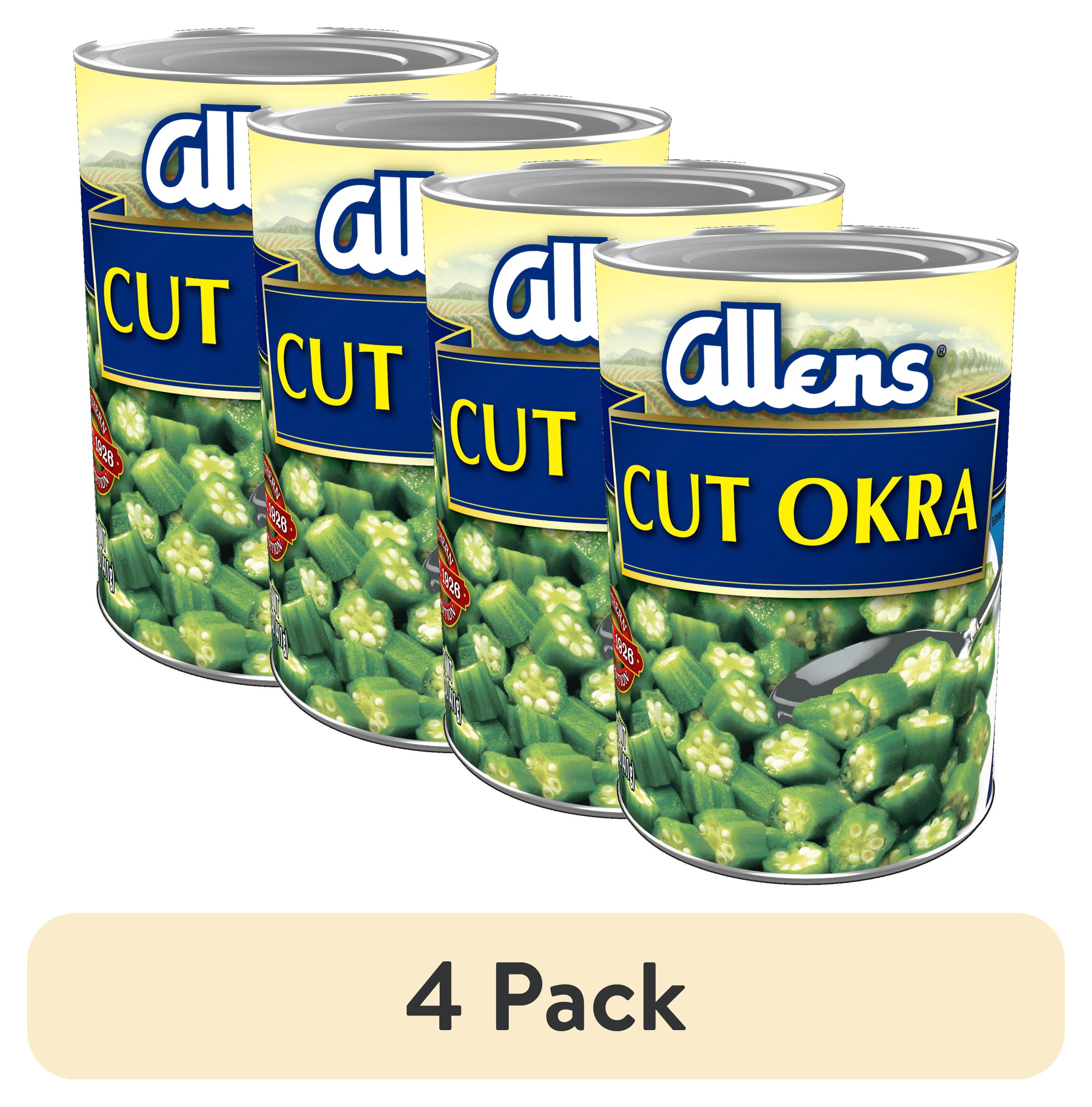 (4 pack) Allens Cut Okra, 14.5 Oz