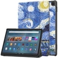 thumbnail image 1 of (4 pack) Allytech Slim Case for Amazon Fire Max 11, Fire Max 11 Case, Trifold Stand Shockproof Auto Sleep Wake Protective Drop Proof Case Cover for Amazon Fire Max 11 2023 - Starry Sky, 1 of 10