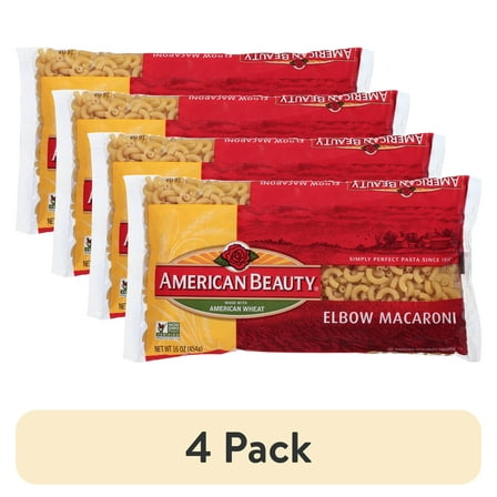 (4 pack) American Beauty 16 oz Elbow Macaroni Pasta