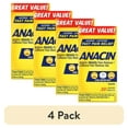 thumbnail interactive-video image 1 of (4 pack) Anacin Fast Pain Relief Pain Reducer Aspirin Tablets, 300 Tablets, 1 of 8
