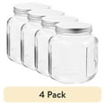 thumbnail interactive-video image 1 of (4 pack) Anchor Hocking Glass Cracker Jar with Lid, 2 Quart, Best Used for Kitchen Organization and Accessibility, 1 of 8