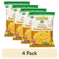thumbnail image 1 of (4 pack) Annie's Organic Cheddar Cheesy AIF4&nbsp;Smiles, Baked Corn Puffs, 4 oz., 1 of 6