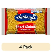 (4 pack) Anthony's Short (Salad) Macaroni, 16 oz