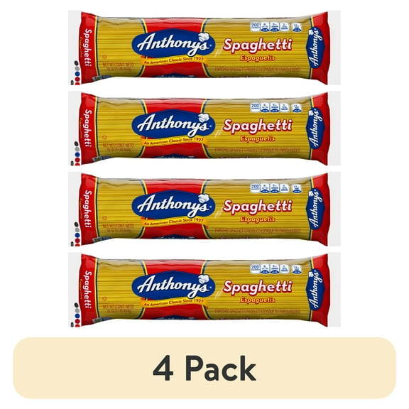(4 pack) Anthony's Spaghetti, 16 oz