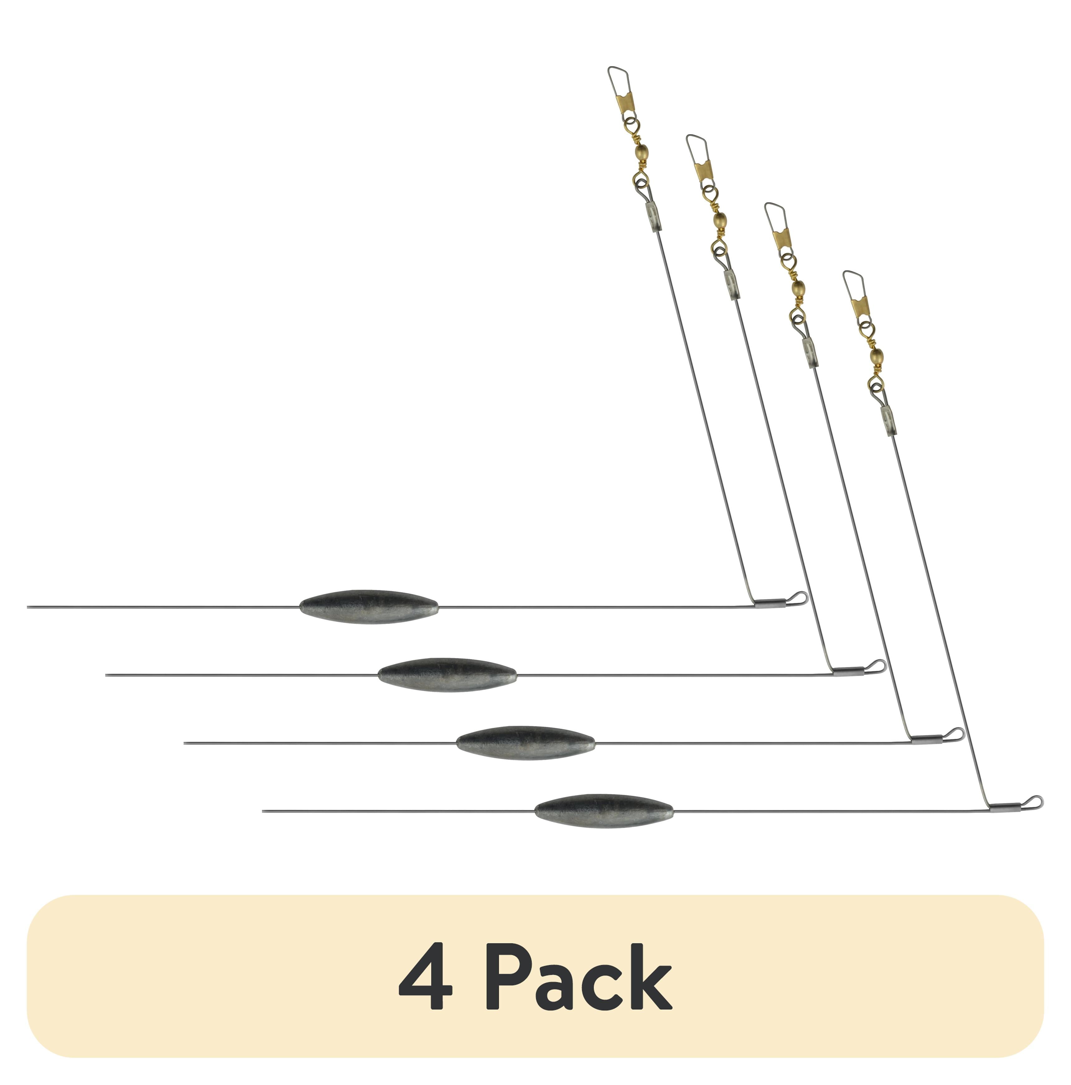 (4 pack) Apex Tackle Bottom Bouncer 3/4 oz. Unpainted