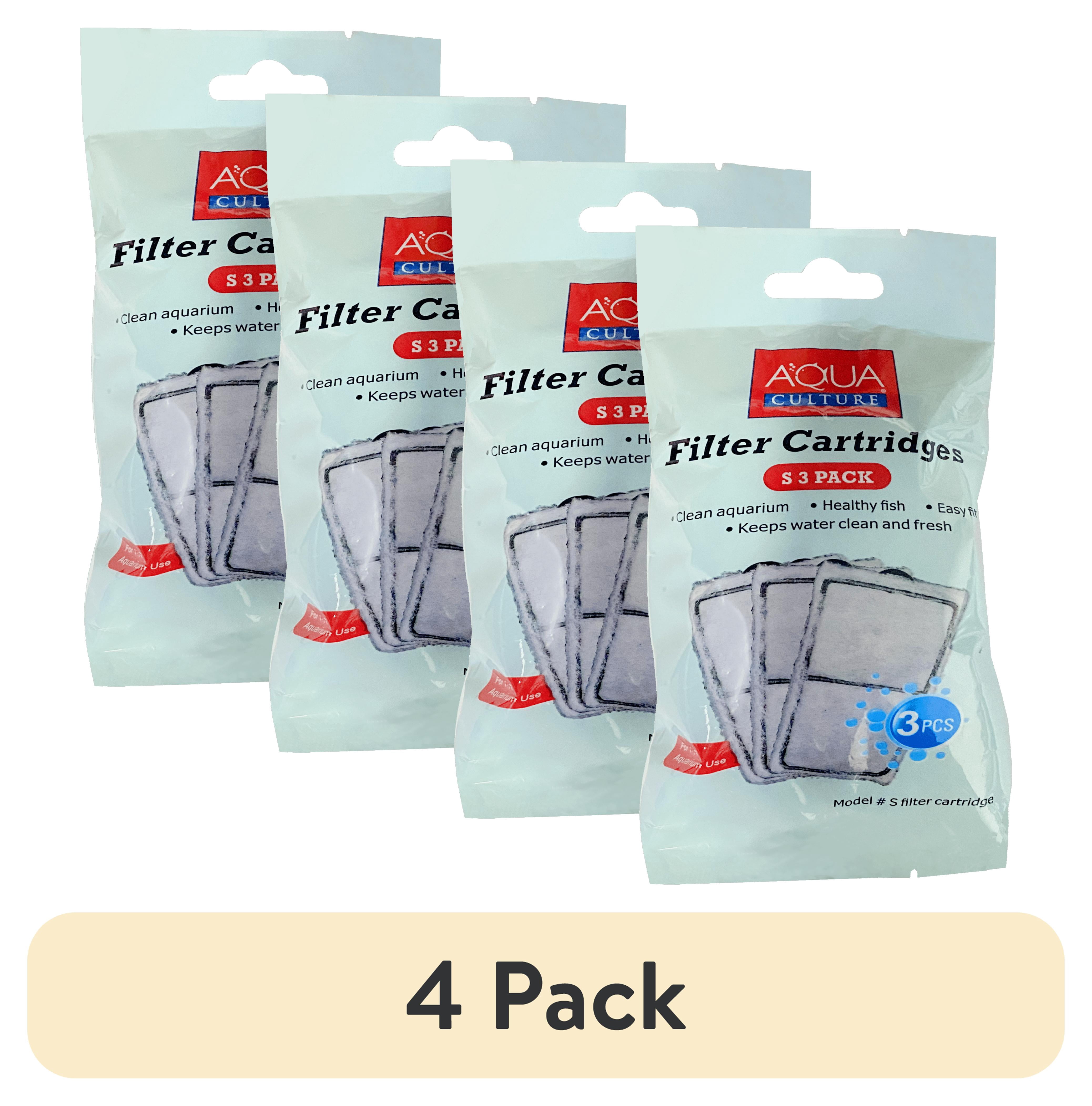 (4 pack) Aqua Culture Filter Cartridges-S-3 Pack