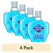 4 pack Aqua Velva After Shave, Classic Ice Blue Scent, 7 fl. oz.
