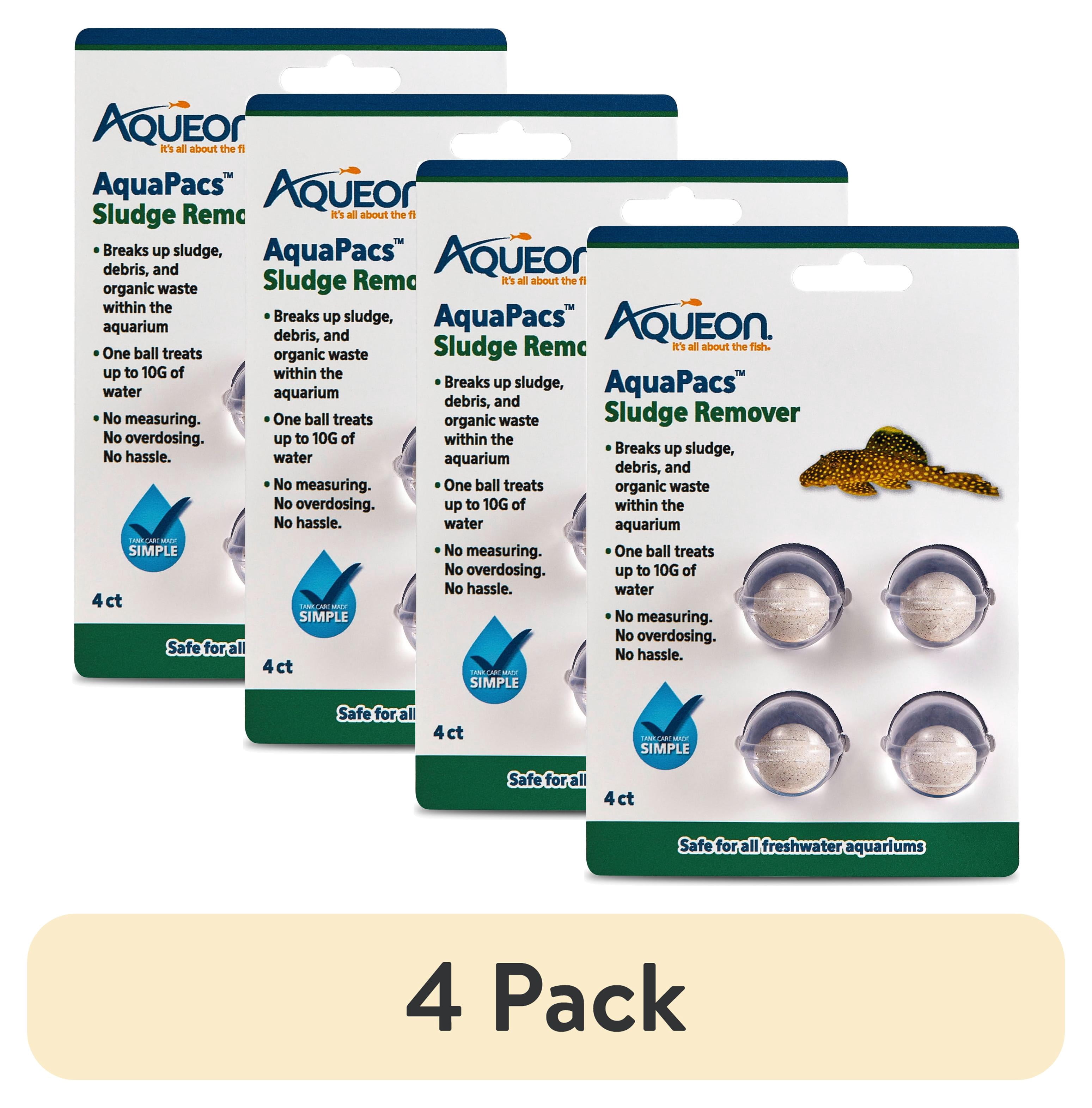 (4 pack) Aqueon AquaPacs Sludge Remover 4-Pack