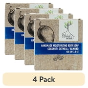 4 pack Arbol Verde Natural Vegan Moisturizing Body Soap Bar, Deeply Hydrates, 3.53 oz