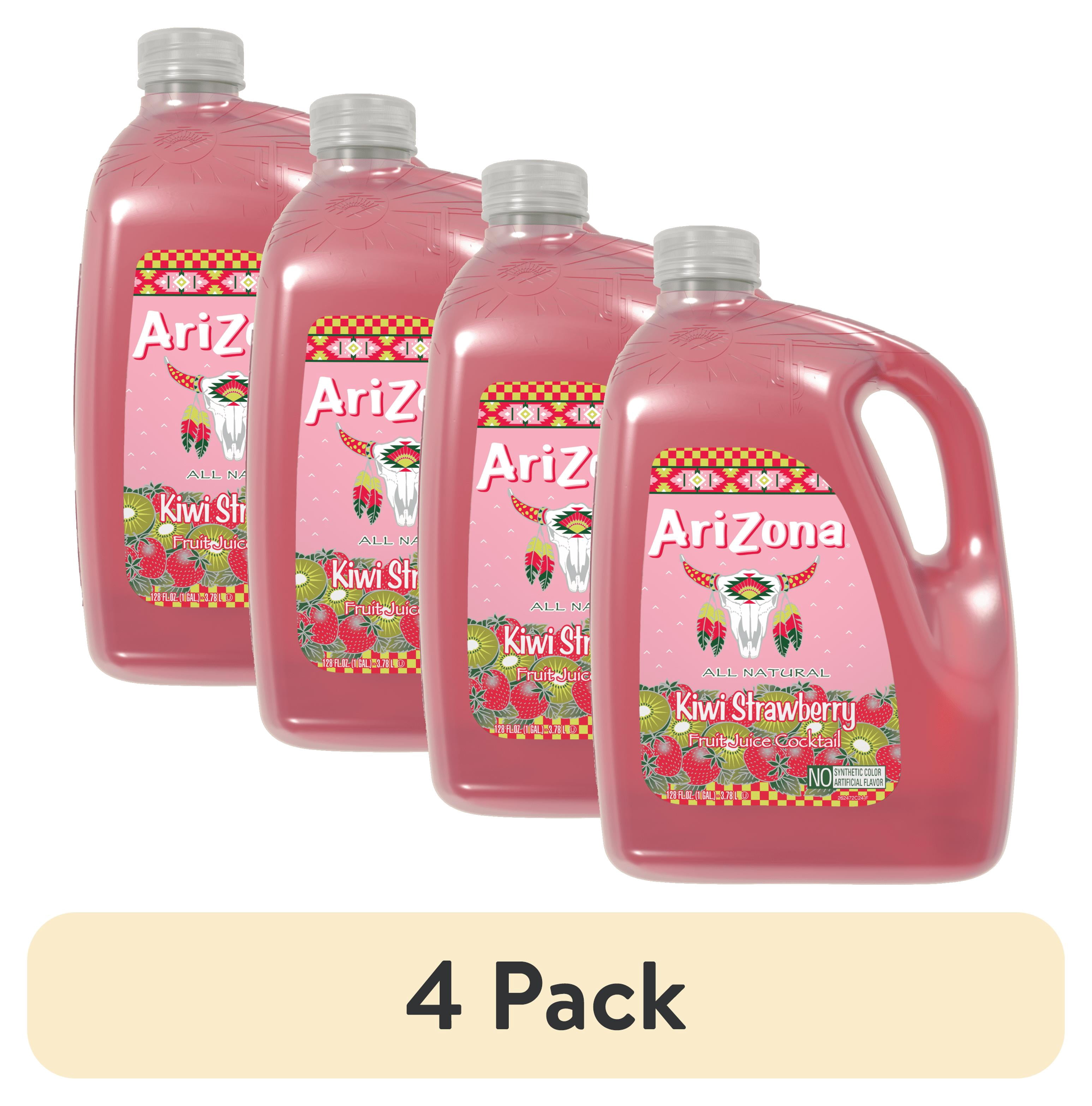 AriZona All Natural Kiwi Strawberry Fruit Juice Cocktail, Vitamin
