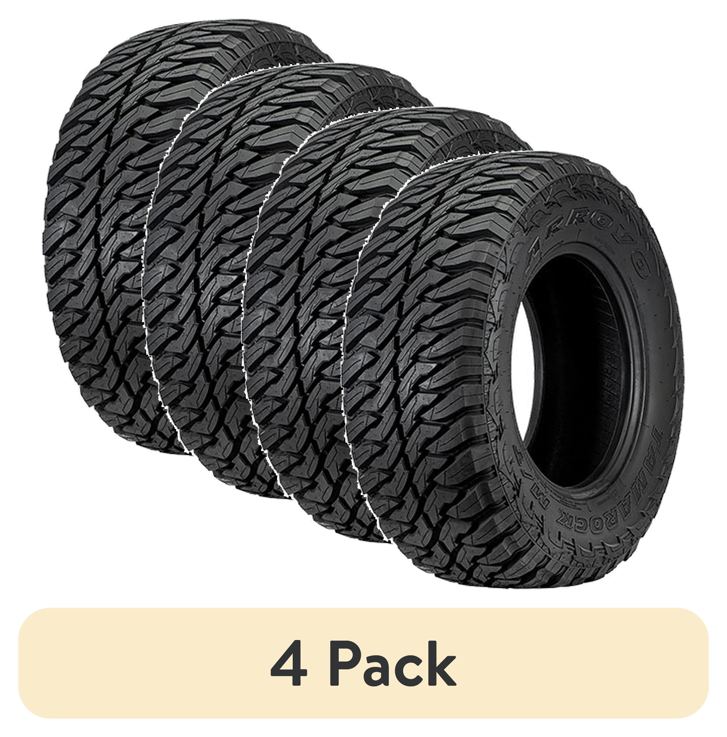 (4 pack) Arroyo Tamarock M/T Mud Terrain LT33X12.50R17 120Q E Light ...
