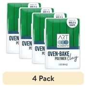 4 pack ArtSkills - Art Elements Oven Bake Polymer Clay, 2oz, Green