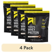 4 pack Ascent Native Whey Protein Powder Blend, Chocolate, 1 lb