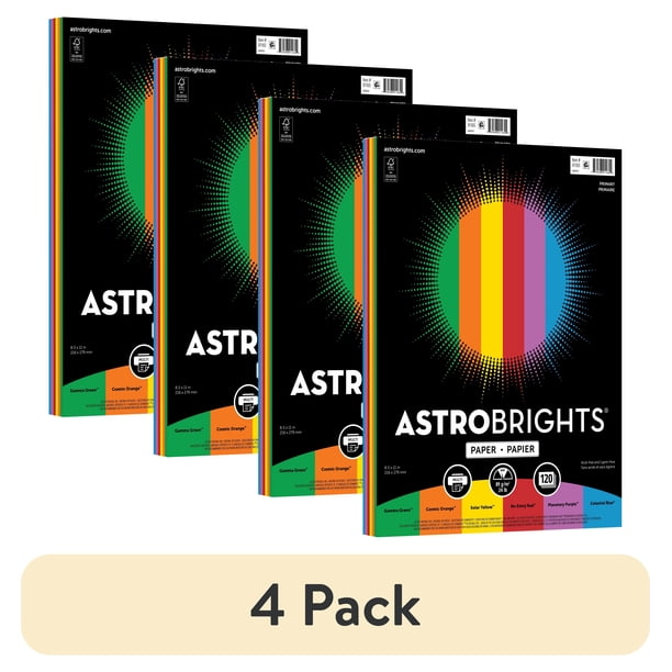 アポバスターF × 4本 Astrobrights 4-pack Paper | Standard paper for ecommerce - Walmart