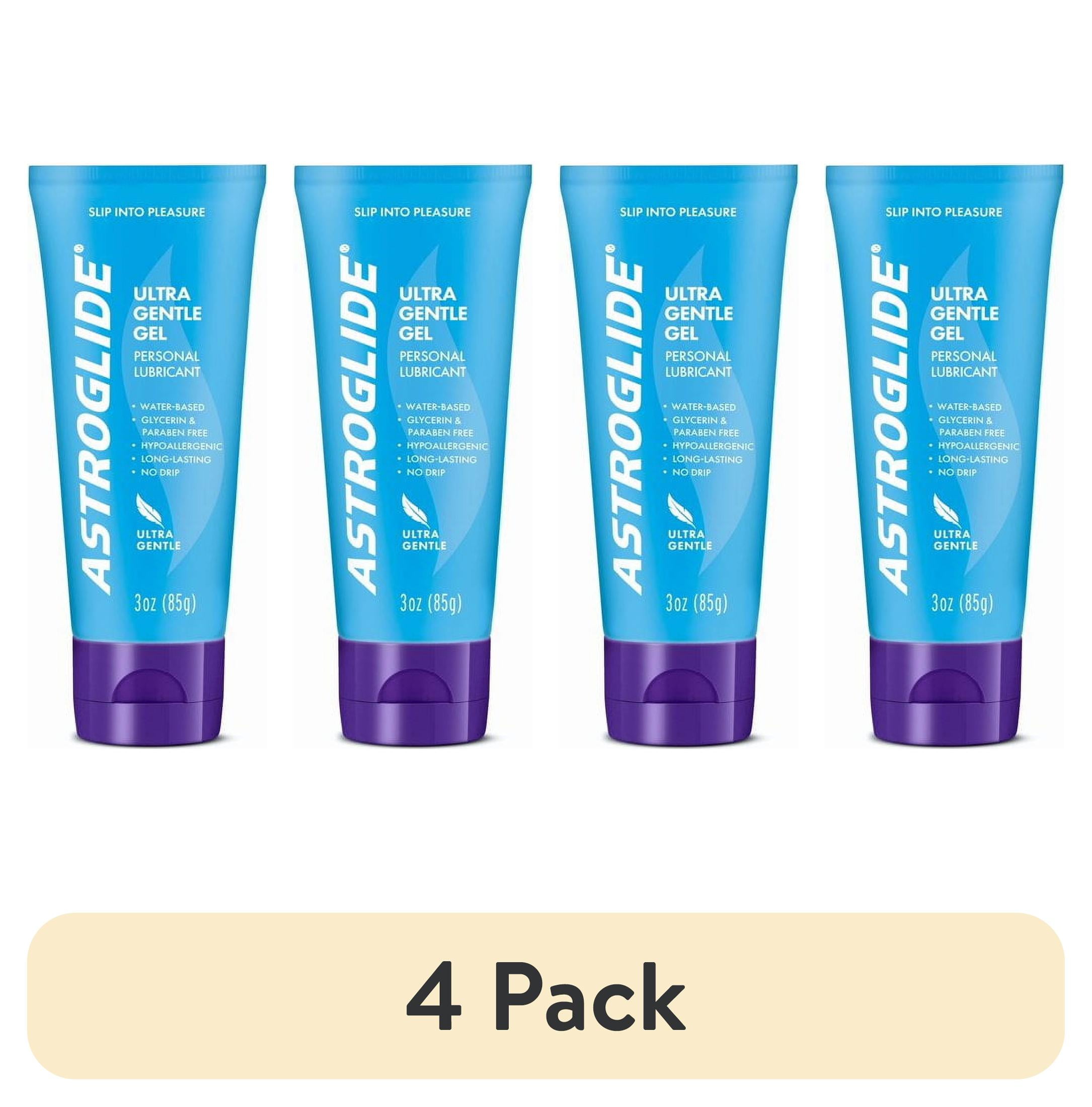 astroglide gel personal lubricant reviews 4 pack) Astroglide Ultra Gentle Gel Sensitive Skin Personal Lubricant, 3 Oz  Tube